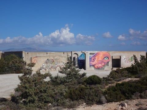 WD mural third eye alyko naxos greece 2018