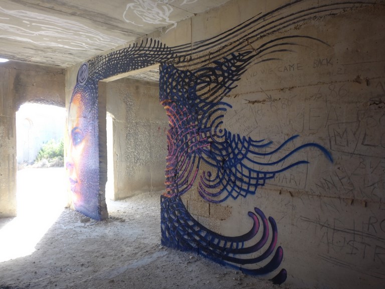 WD mural Alyko Naxos, Greece
