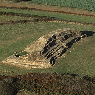 the great cairn of Barnenez, Brittany