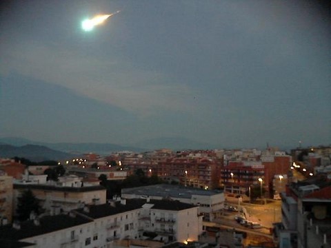 Bolide of September 7th, 2014 over Blanes, Spain.