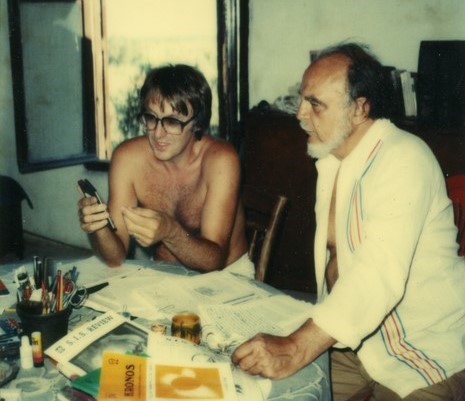 earl milton and alfred de grazia, naxos, 1980, working on solaria binaria