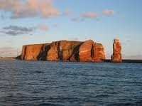 cliffs of island of Heligoland
