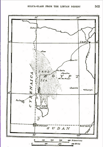 Lybian Desert glass ejecta from impact hypothetical comet 21 July 365AD 