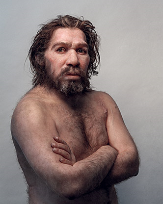 neanderthal reconstruction la ferrassie france by entressangles and Daynes