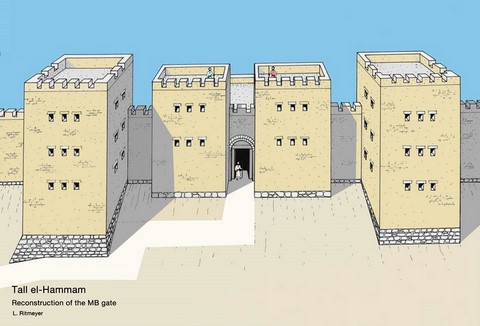 Tall el-Hammam-Sodom city gate